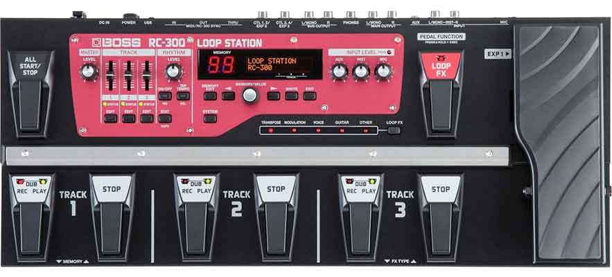 Boss RC-300 loop station